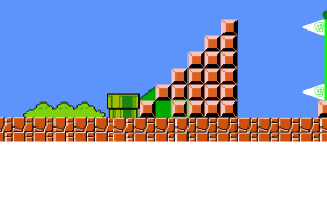 super mario game but the stair